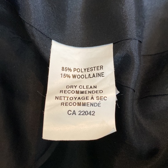 Great Stuff Double Breasted Pea Coat with Oversized Black Buttons Size 10 - Picture 8 of 8